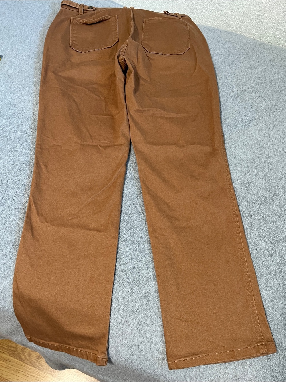 Democracy Brown Chino Pants Womens 10 Ab Solution Stretch Slimming - Picture 8 of 9